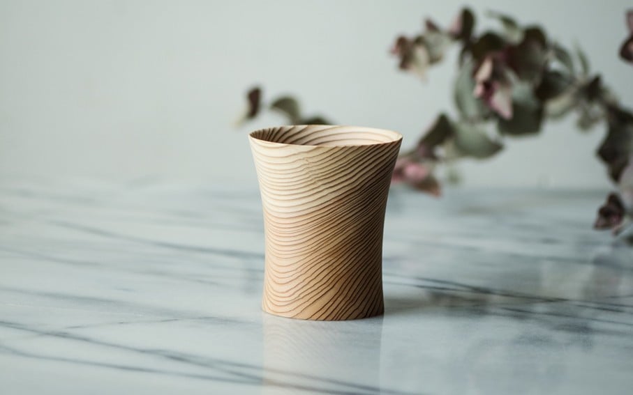 
            【FIL】小国杉カップ 小/中/大 SUGI CUP SMALL/MEDIUM/LARGE　ビアカップ コップ 割れない 木製 食器 杉 小国杉 受注生産 ビール おしゃれ ギフト 贈答用 Foreque 熊本 阿蘇 南小国町
          