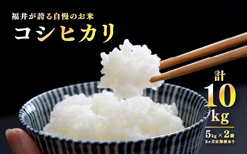 
            【数量限定！】＜2025年11月以降 順次発送予定＞【定期便あり！】令和7年産　コシヒカリ　5kg×2袋（計10kg）[C-10112] / お米 新米 精米 ご飯 こしひかり ごはん 米農家 農業男子 鮮度抜群 福井県鯖江市
          