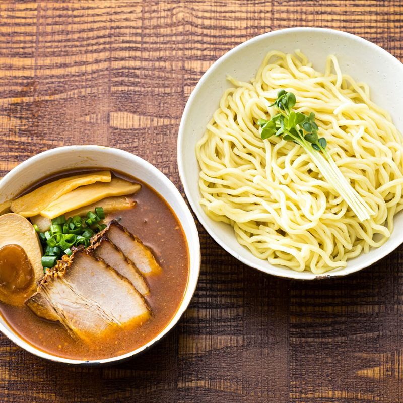 うま辛 つけ麺340g（2食入り）×6パック（12食分）｜ 北海道で人気 ラーメン ちぢれ麺 釧路ラーメン 冷蔵 森谷食品 ご当地グルメ 北海道 釧路町 釧路超 特産品_イメージ2