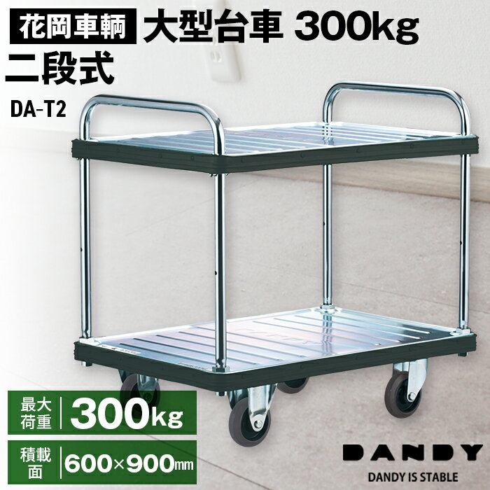【ふるさと納税】花岡車輌ダンディ大型台車300kg二段式 DA−T2［No.292］