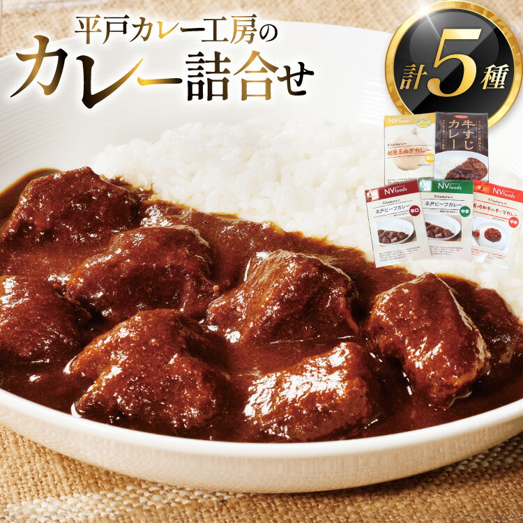 【ふるさと納税】カレー セット カレー 5種 セット [カレー工房NVfoods 長崎県 平戸市 hr42bgy400100] カレー スパイス レトルト セット 詰め合わせ 食べ比べ