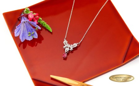   プラチナルビーペンダント MJ970 宝石 ダイヤモンド ペンダント ネックレス アクセサリー 