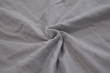 和晒し6重合わせ　ガーゼケット　大判_グレー【G0664】