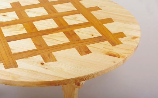 佐世保産檜間伐材ちゃぶ台