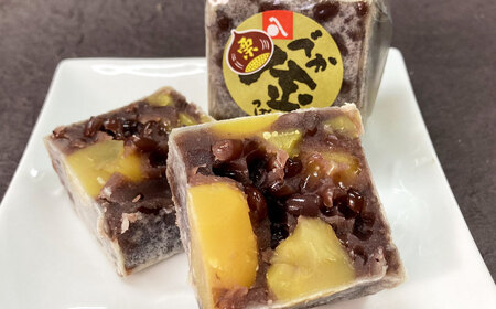 栗入りでか金つば 15個入り （合計約1800g） ／ 金鍔 金つば きんつば 和菓子 菓子 お菓子 おかし 和スイーツ スイーツ おやつ 小豆 あずき あんこ 栗 くり ギフト 山形県 白鷹町