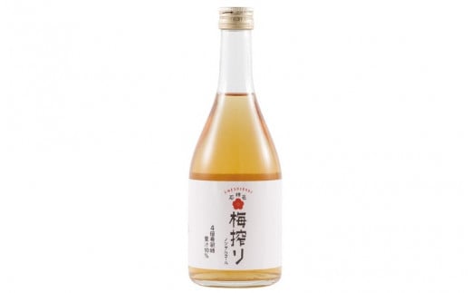 梅搾り（ノンアルコール）490ml / 田辺市 梅干し 梅干 梅 うめ 梅ジュース 炭酸割り 紀州産 南高梅 完熟梅【isg027-1】