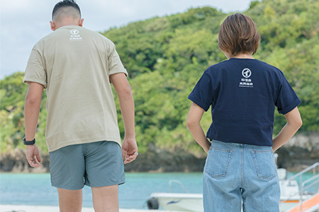 石垣島共同売店 オリジナルTシャツ【カラー:サンド】【サイズ:XLサイズ】KB-24-8