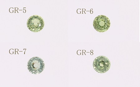 【SJ-91】Pt999　グリーン非加熱サファイアダイヤモンドリング（AQ183）