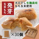 【ふるさと納税】発芽玄米もち（個包装）45g×30個　農薬不使用栽培のモチ玄米使用 | もち 食品 人気 おすすめ 送料無料