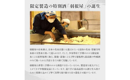 羽根屋純米大吟醸翼・純吟煌火～きらび～