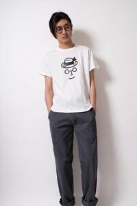 【2サイズ】【KEY MEMORY】Straw hat T-shirts WHITE
