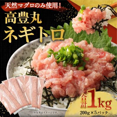 ふるさと納税 室戸市 高豊丸ネギトロ1kg 天然 マグロ 使用 訳あり