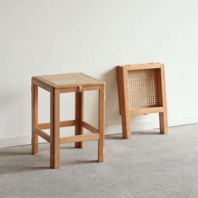ふるさと納税 宇治市 木製折り畳み椅子「patol stool」 籐張り |  | 01