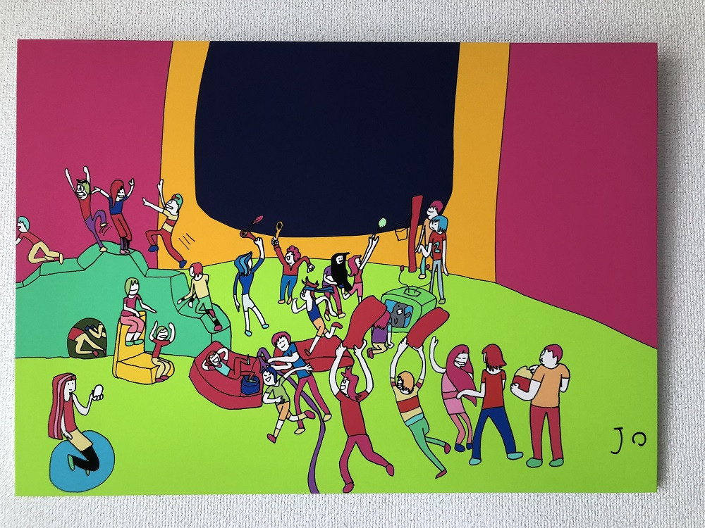 
絵画『あそびごころ』大サイズ
