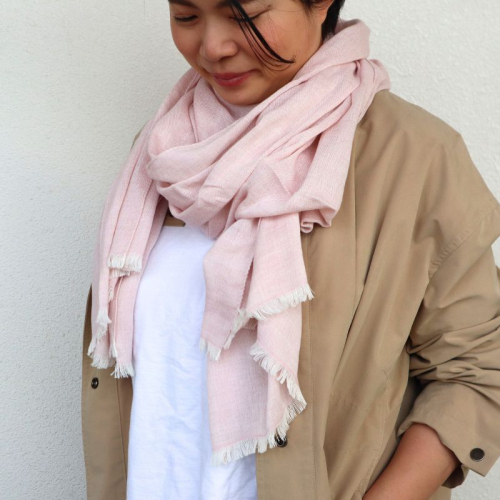 【オーガニックコットン100%】シングルガーゼコットンストール(Ftローズ/レッド)＜スピード発送＞ G2001