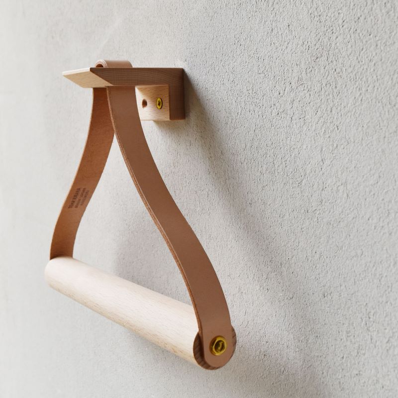 Teha’amana Towel holder テハマナ タオルホルダー ブナ ナチュラル 革 皮 雑貨 おしゃれ レザー 本革 こだわりの逸品 地域特産品 ギフト 自分用 人気 おすすめ