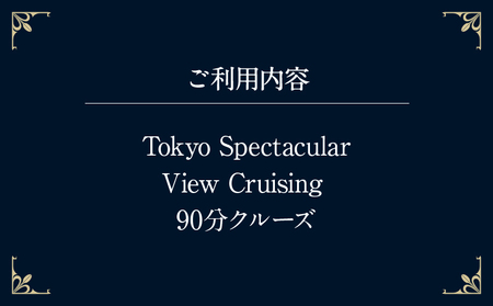 Tokyo Spectacular View Cruising （90分クルーズ） │ 東京 体験 クルージング