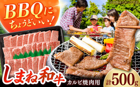 【焼肉におすすめ!】しまね和牛カルビ 500g 和牛 牛肉 焼き肉 島根県雲南市/フジキコーポーレーション株式会社[AIEA010]
