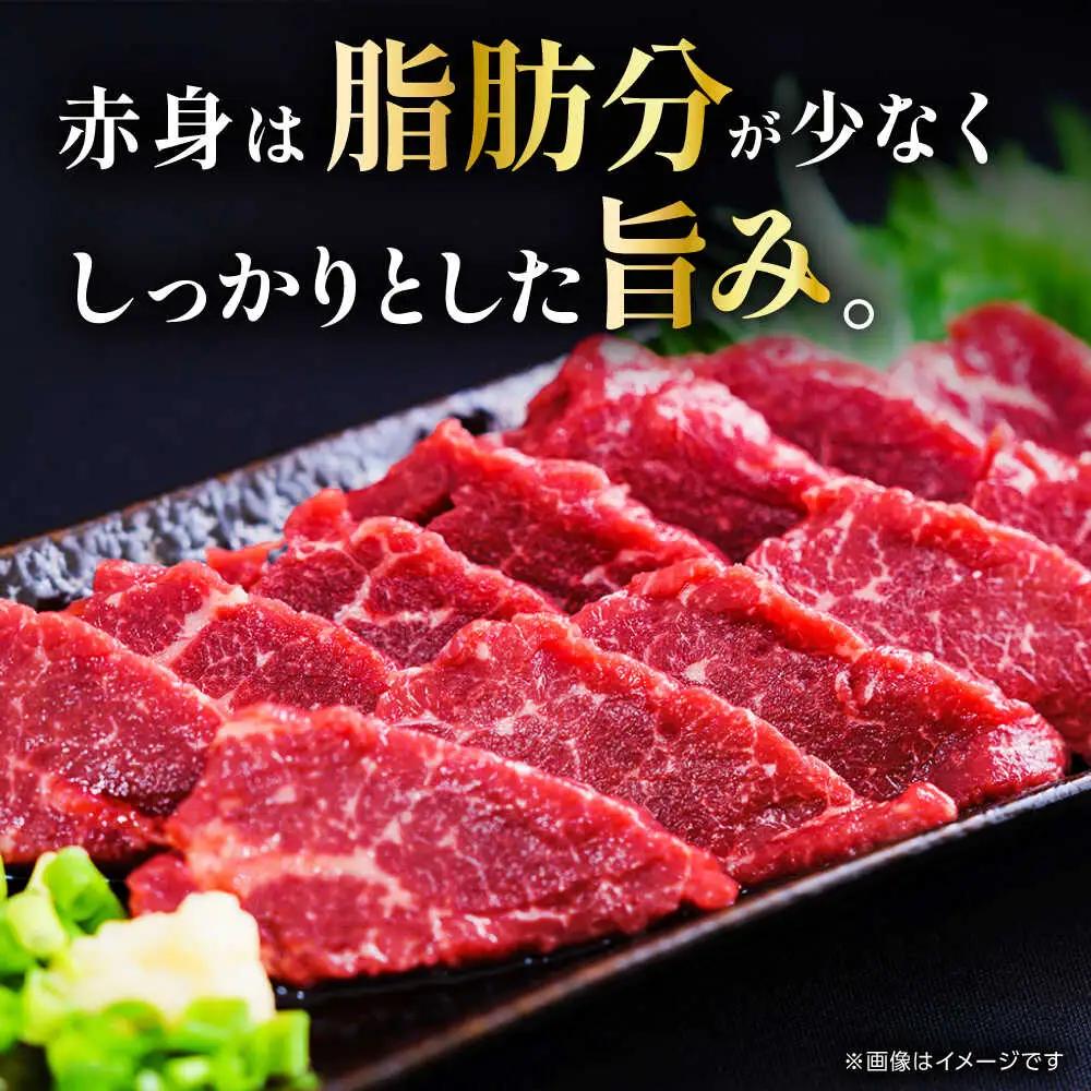 こだわりの馬刺し 食べ比べ ブロック 計約300g 馬刺し（赤身約150g×1ブロック，霜降り150g×1ブロック） 【フードサービス むらかみ】[ZFE003]