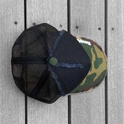 ふるさと納税 牧之原市 ツイルダメージメッシュキャップ(ブラック×カモフラ) |  | 02