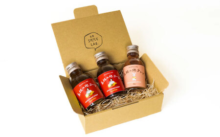 希釈用スパイスドリンクシロップ クラフトコーラ チャイ 100ml×3本セット 手作り ジュース ソフトドリンク 飲料 無添加 健康 島根県雲南市/出雲SPICE LAB.[AIAD007]
