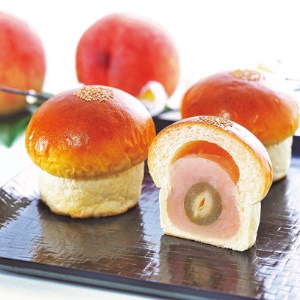 【平井製菓】下田あんぱん食べ比べ　Bセット　[パン あんぱん スイーツ こし餡 小倉 フレッシュ バター あんこ 桃 ラムレーズン 5種 6個 詰め合わせ 食べ比べ  大人気  ハリスさんの牛乳あんぱ