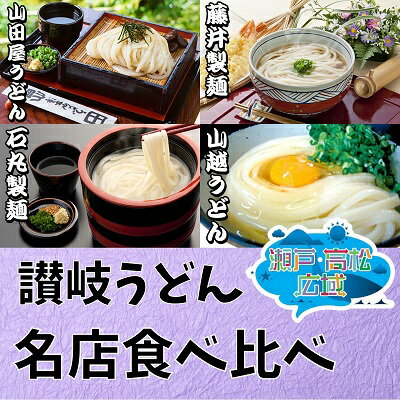 【ふるさと納税】さぬきうどん 讃岐うどん 食べ比べ セット 4種 うどんセット 生うどん 半生うどん つゆ付き 山越うどん 藤井製麺 山田家 石丸製麺 三木町 高松市 麺類 うどん ウドン コシ 詰め合わせ お取り寄せ 贈答 ギフト 香川県 綾川町 東かがわ市 46312109