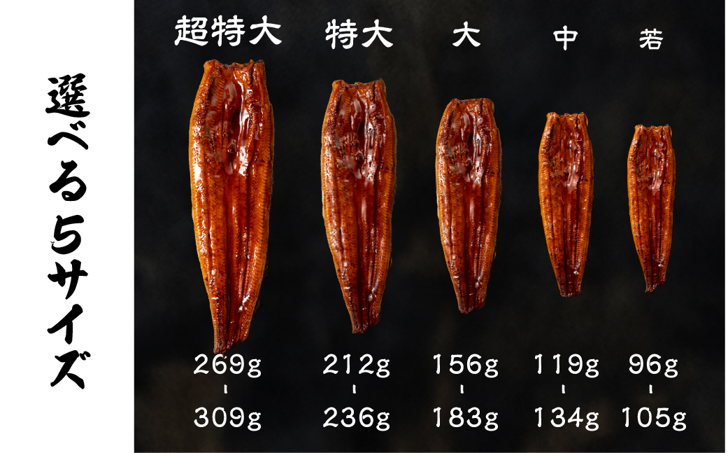 ふっくら肉厚！『国産うなぎ』　蒲焼　大 4尾