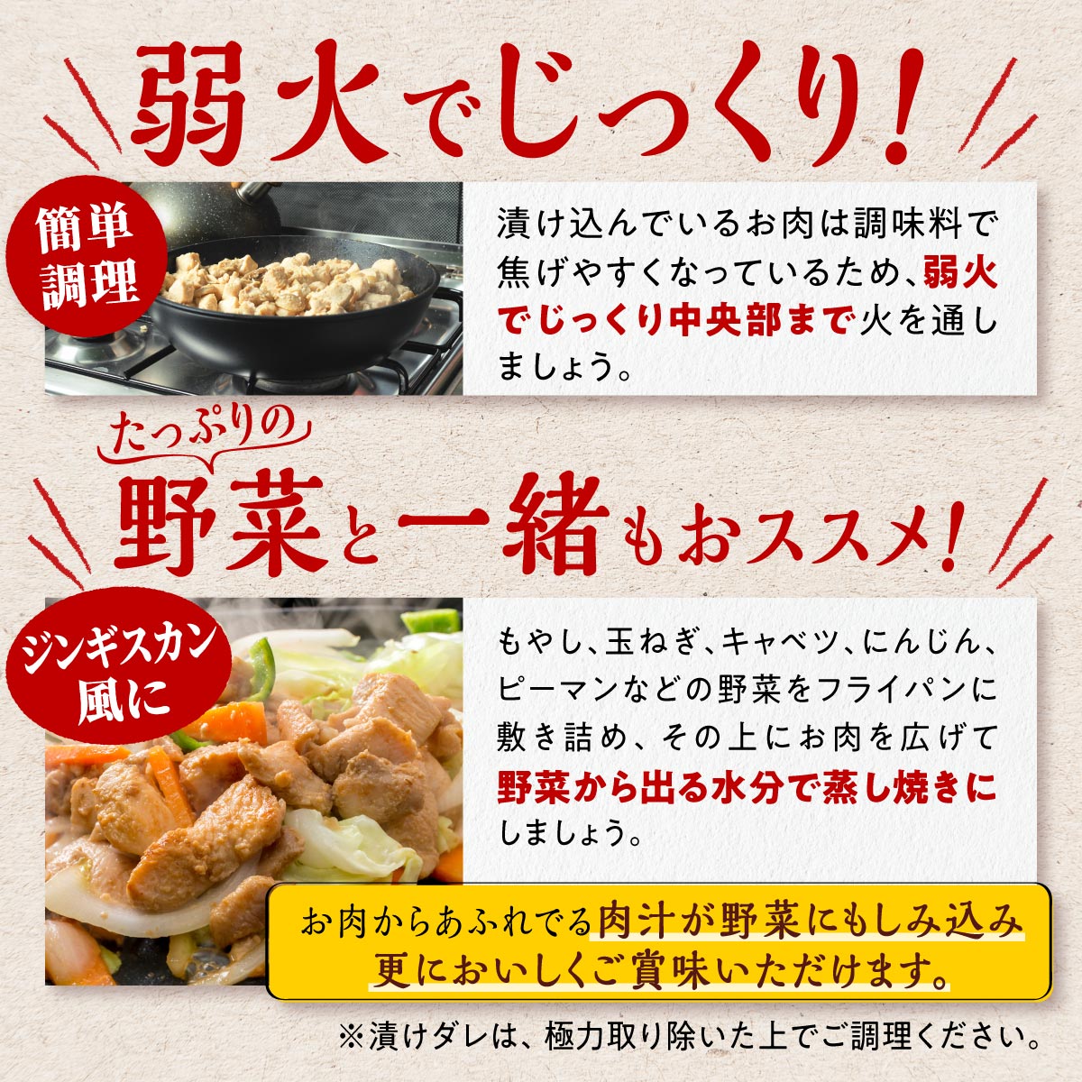 味付鶏肉（鳥じん）【450g×2／3.6kg（450g×8）】ふるさと納税 鶏肉 鳥肉 とり肉 鶏もも肉 大容量 味付き肉 焼肉 時短おかず 手軽 バーベキュー 肉 お肉 人気 北海道 白糠町_イメー