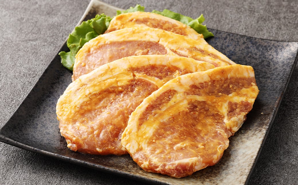 【全3回定期便】長崎県産 豚 味噌 ロース 120g×8枚 960g 合計2880g ／ 豚肉 豚 お肉 肉 味噌漬け 冷凍 国産 特製味噌だれ タレ おかず 定期 定期便 長崎県 長崎市