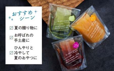 先行予約 【夏季限定】 ゼリー9個セット 〈 オレンジ 巨峰 青りんご 〉【 夏のひんやりデザート スイーツ お菓子 人気 ギフト 期間限定 岩手 陸前高田 おかし工房 木村屋 】 2026年6月頃か