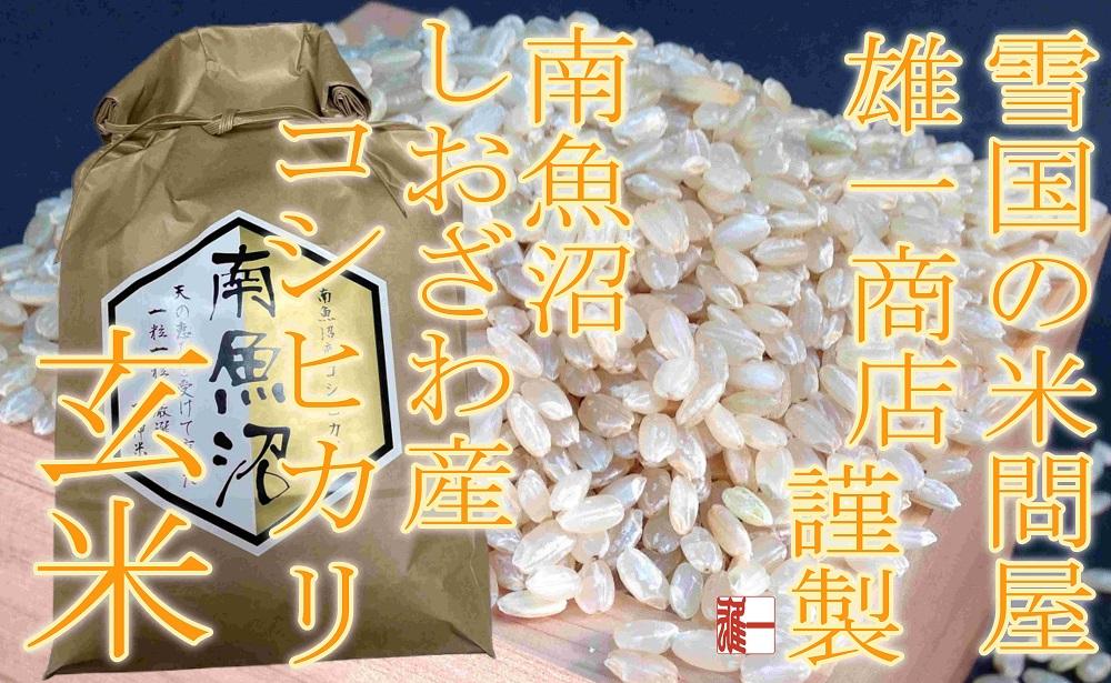 【令和7年産】●玄米● 【定期便4Kg×3ヶ月】 生産者限定 南魚沼しおざわ産コシヒカリ【2025年10月上旬より順次発送予定】