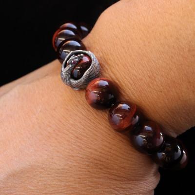 ふるさと納税 山梨県 【和の彩 wanoiro】宝珠を背負う 「鳳凰」ブレスレット　659-930