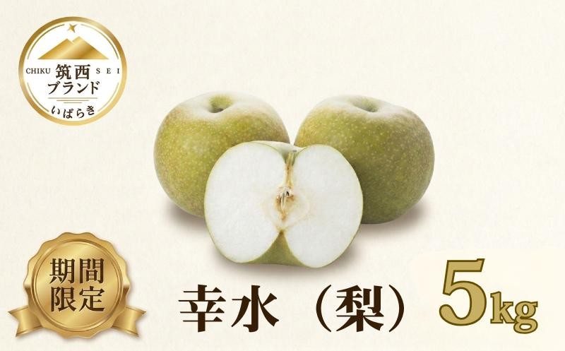 
                  【 JA 北つくば 】 筑西ブランド 認証品 幸水 5kg 果物 2026年産 先行予約 梨 フルーツ なし ナシ 幸水梨 くだもの デザート 茨城 [AE008ci]
                