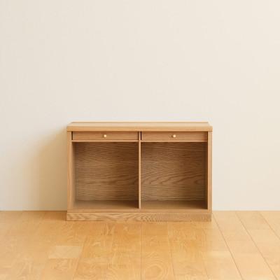 ふるさと納税 府中市 府中市の家具　COCCO Unit A(引き出し2杯+ベースセット) オーク材