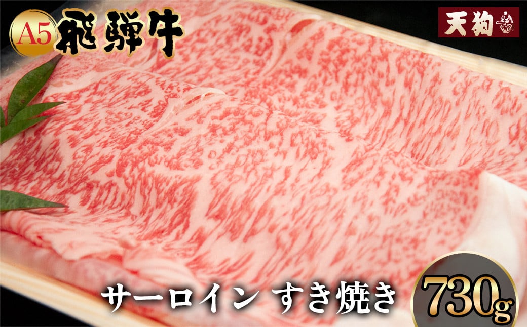 
                  A5飛騨牛 サーロインすき焼き 730g【冷凍】冷凍配送  サーロイン 飛騨牛 下呂温泉 おすすめ 牛肉 肉 和牛 赤身 人気 ブランド牛 肉ギフト 国産 贈答品 すき焼き用 すきやき ギフト 和牛 55000円 
                
