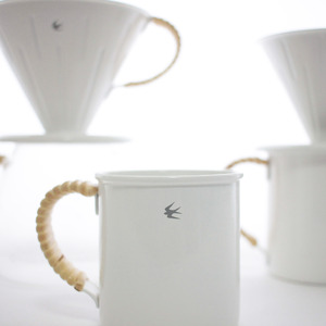 グローカルスタンダードプロダクツ TSUBAME RATTAN Mug Lサイズ (ホワイト)