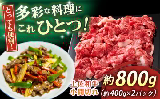 高知 土佐和牛小間切れ 約800g(約400g×2パック) / 高知 お肉 牛肉 牛 贈答 ギフト 贅沢 【焼肉寛十郎】 [ATDO012]
