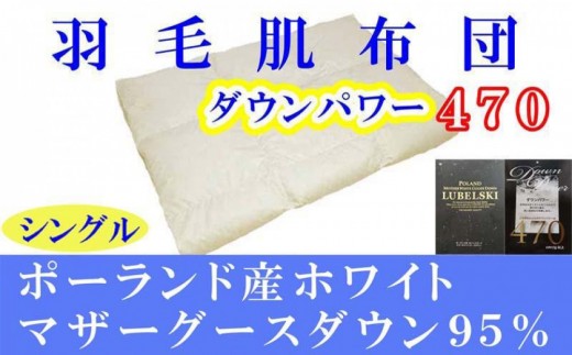 
                  羽毛肌掛け布団 シングル 羽毛肌布団 ポーランド産マザーグース95 羽毛肌ふとん 羽毛肌掛けふとん ダウンパワー470  羽毛肌掛け布団 羽毛肌掛布団 寝具 肌 羽毛布団【BE009】
                