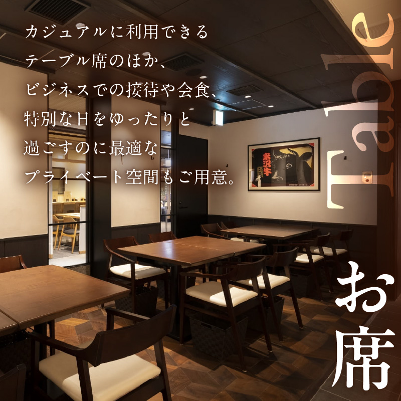 米沢牛黄木 東京駅店 ペア お食事 招待券 米沢牛 すき焼き 山形 郷土料理 コース ペア 2名 食事券 チケット 山形県 米沢市