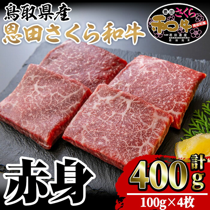 【ふるさと納税】鳥取和牛恩田さくら和牛 赤身肉(計400g・100g×4枚)牛肉 国産 肉 和牛 お肉 焼肉 焼き肉 赤身 ステーキ 山陰 冷凍【sm-BP010】【フジキコーポレーション】