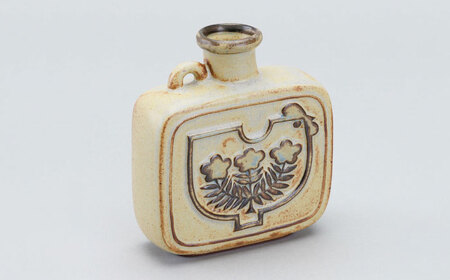 かしわ窯　一輪挿し　グリップデザイン角型【1541735】