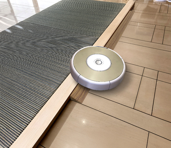 痛くないぞゆるやかスロープS　2本セット　ECIT01S2 ／ 段差 転びにくい スロープ 柔らかい 発泡材 衝撃をやわらげる ケガから守る 木目柄 廊下 フローリング 千葉県