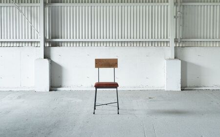 SK CHAIR -本革- ダークブラウン 椅子