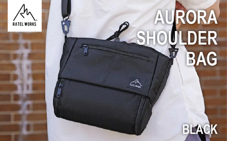 【 RATEL WORKS（ラーテルワークス） 】AURORA SHOULDER BAG ( オーロラショルダーバッグ ) （BLACK）/RWS0200BK　