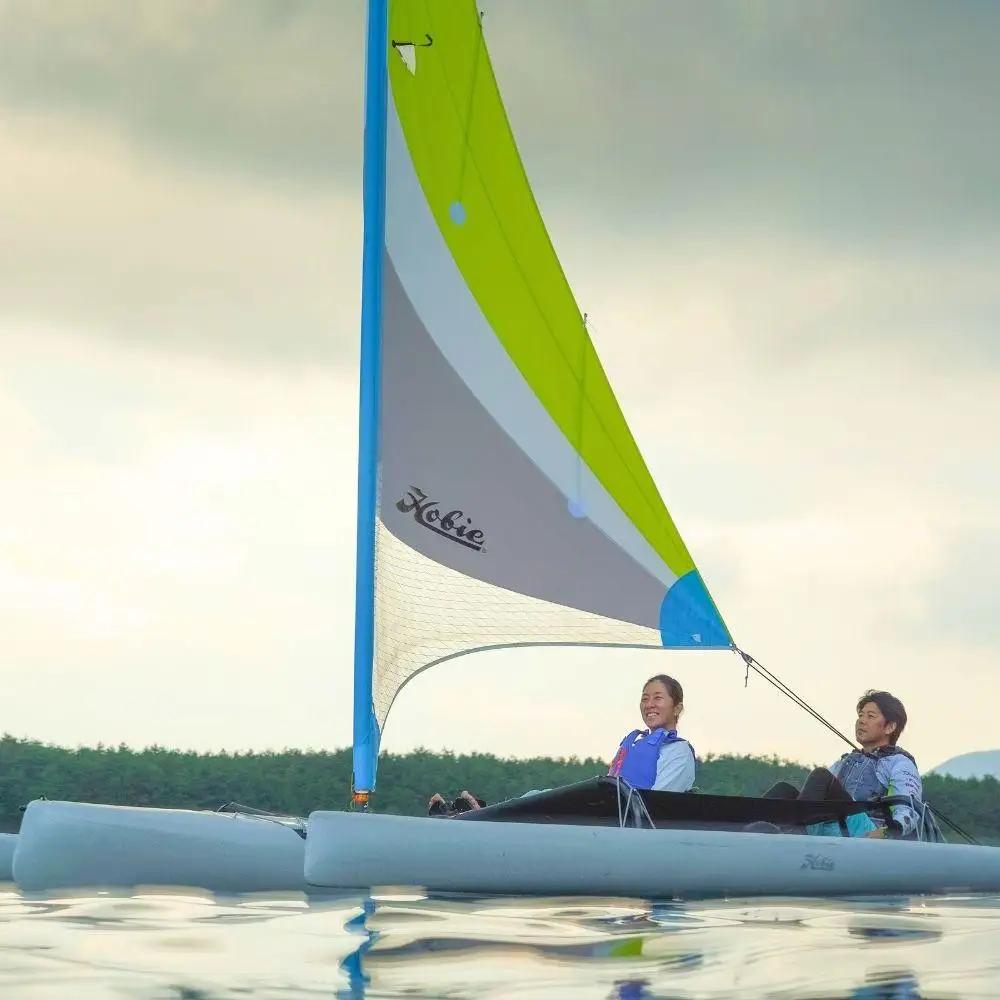 【HOBIEカヤック】カリフォルニア生まれの新感覚ミズアソビ体験 MIRAGE TANDEM ISLAND(2人乗りセーリングカヤック)