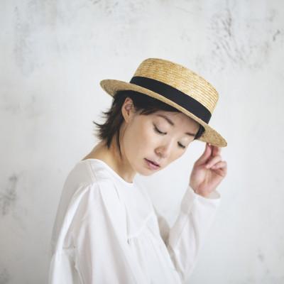 ふるさと納税 春日部市 春日部市伝統工芸品 田中帽子店　麦わら帽子　マラン・ジー頭囲57.5cm(UK-H026-NA-M) |  | 03