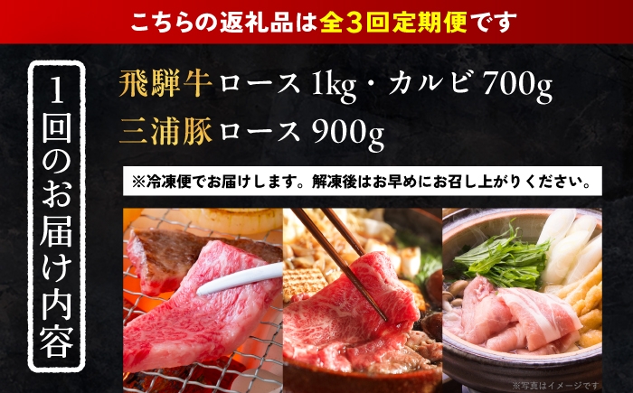 飛騨牛 牛肉 和牛 肉 三浦豚 豚肉 焼肉 BBQ バーベキュー ロース カルビ 贈答 ギフト おすすめ 人気 岐阜県 恵那市