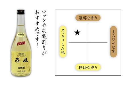 麦焼酎 お酒 飲み比べ 壱岐スーパーゴールド 玄海酒造 22度 720ml 2本 《壱岐市》【天下御免】[JDB022] 10000 10000円 1万円 コダワリ麦焼酎・むぎ焼酎 こだわり麦焼酎・む