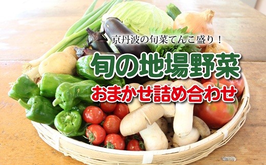 京丹波町和知地区で栽培された旬の地場野菜おまかせ詰め合わせ【 新鮮 旬野菜 季節の野菜 野菜 地元野菜 詰め合わせ セット 】※北海道・東北・沖縄は配送不可 [010NA001]